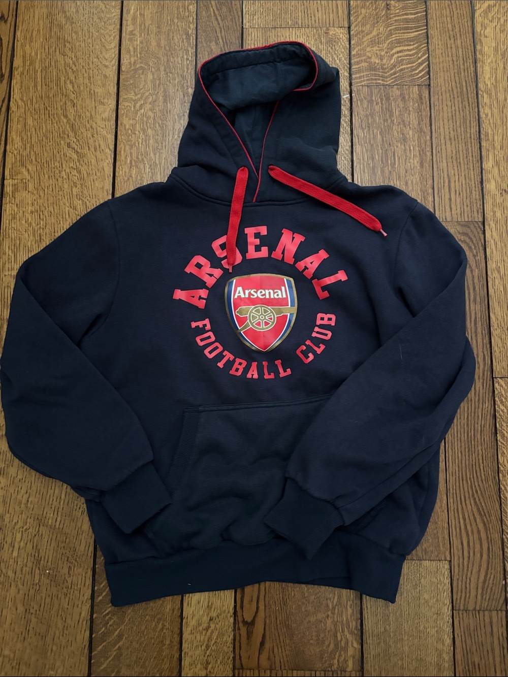 Arsenal Football Club Navy & Red Hoodie